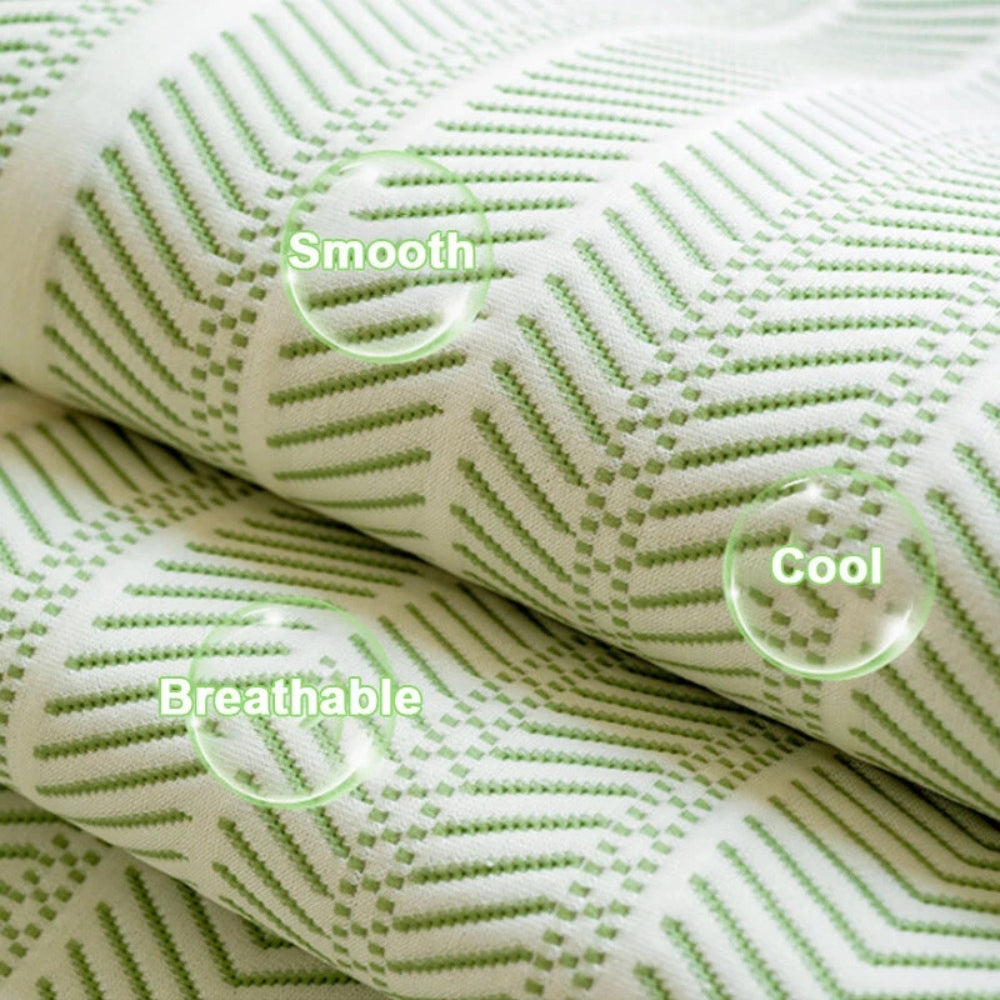 Elegant Herringbone Sofa Cover - Soft Microfiber Slipcover for Stylish Protection
