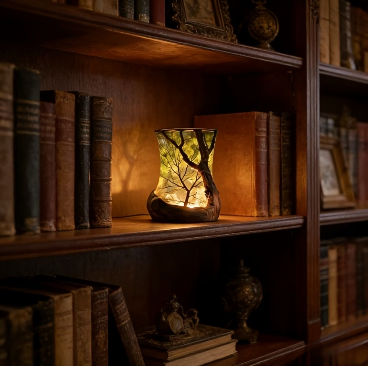 Elegant LED Table Lamp - Tree Branch Design for Cozy Ambiance