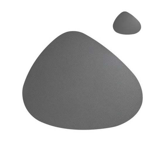Elegant Leather Placemats & Coasters Set - Heat Resistant, Easy to Clean