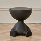 Elegant Round Coffee Table - Timeless Plastic Design for Living Room