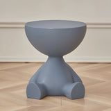 Elegant Round Coffee Table - Timeless Plastic Design for Living Room