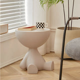 Elegant Round Coffee Table - Timeless Plastic Design for Living Room