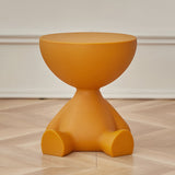 Elegant Round Coffee Table - Timeless Plastic Design for Living Room