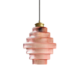 Elegant Tiered Glass Pendant Light for Kitchen & Dining