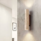 Elegant Travertine Wall Sconce - Modern Up & Down Wall Lighting