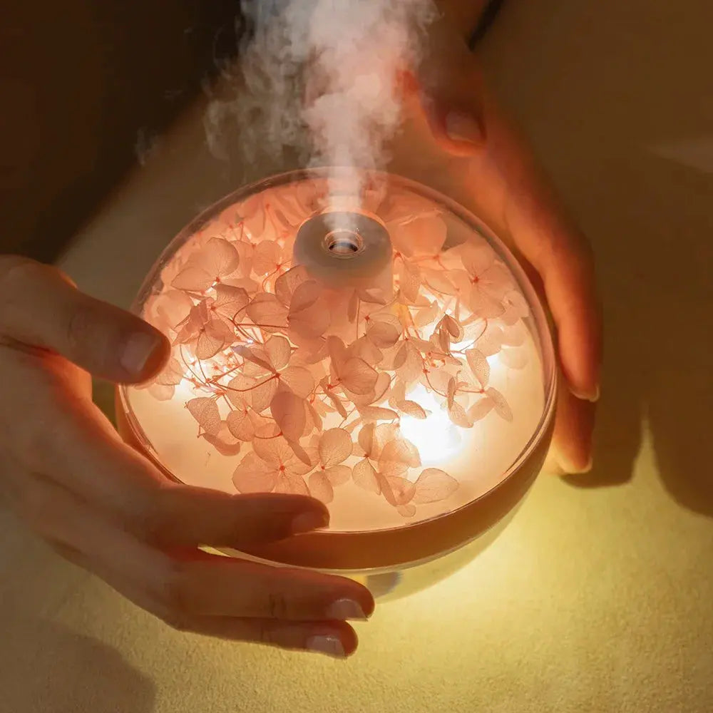 Elegant USB Rechargeable Essential Oil Diffuser with LED Light