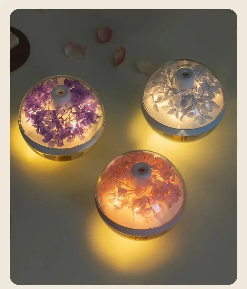 Elegant USB Rechargeable Essential Oil Diffuser with LED Light