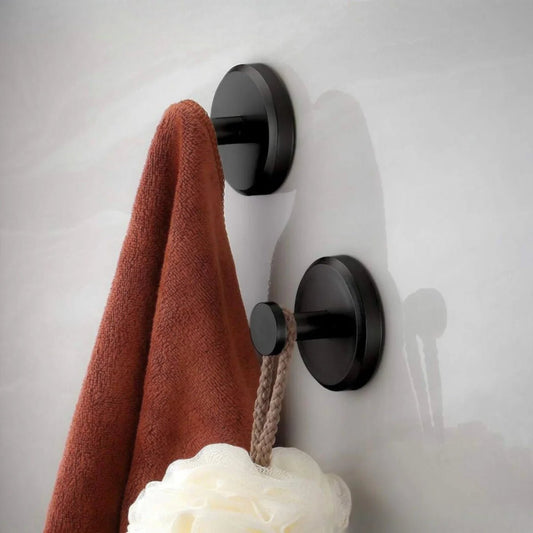Elevated Suction Wall Hooks - 4-Pack No-Drill Storage Solution