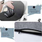 ErgoComfort - Ergonomic Memory Foam Seat Cushion for Pressure Relief