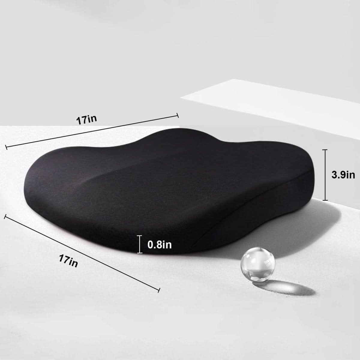 Ergonomic Car Seat Cushion - Elevate Comfort & Visibility