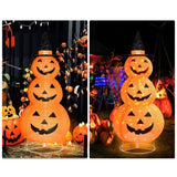 Festive Pumpkin Outdoor Decoration with 100 LED Lights