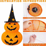 Festive Pumpkin Outdoor Decoration with 100 LED Lights