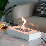 FlameGlow - Outdoor Fire Table & Table Top Fire Pit for Cozy Ambiance