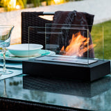 FlameGlow - Outdoor Fire Table & Table Top Fire Pit for Cozy Ambiance