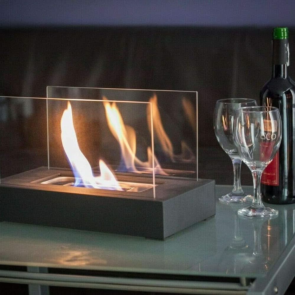FlameGlow - Outdoor Fire Table & Table Top Fire Pit for Cozy Ambiance