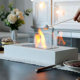FlameGlow - Outdoor Fire Table & Table Top Fire Pit for Cozy Ambiance