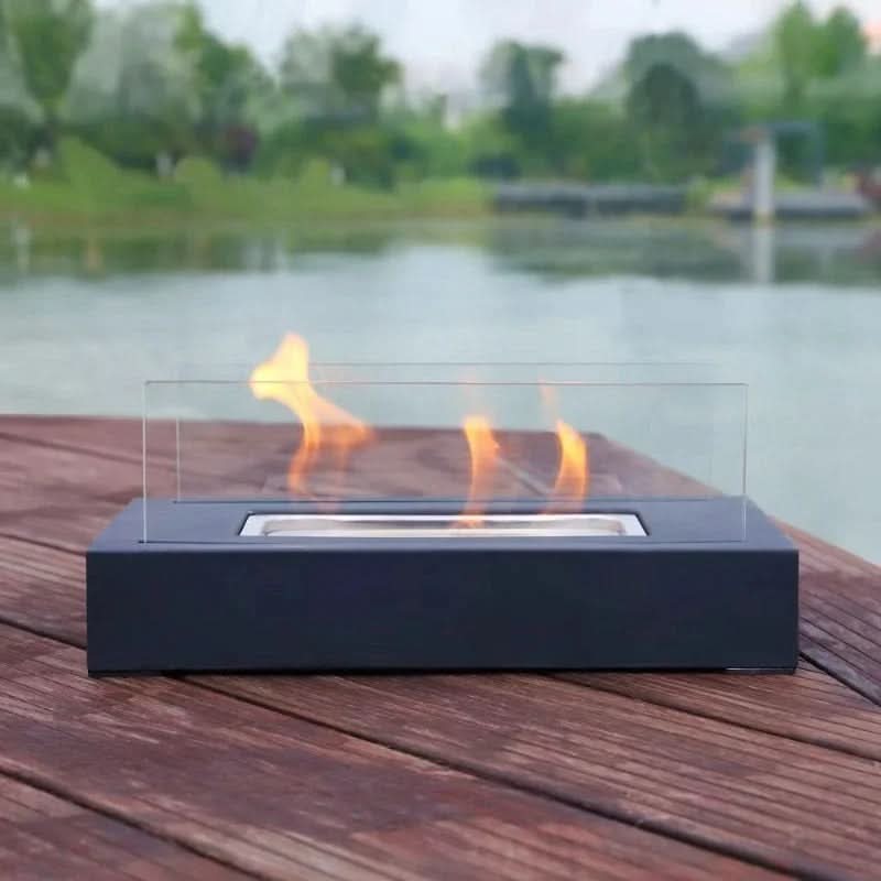 FlameGlow - Outdoor Fire Table & Table Top Fire Pit for Cozy Ambiance