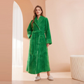 Emerald green woman