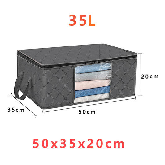 Foldable Plastic Storage Boxes with Clear Window & Handles