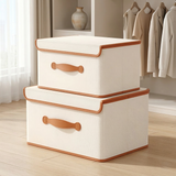 Foldable Storage Box with Lid & Handles for Organizing