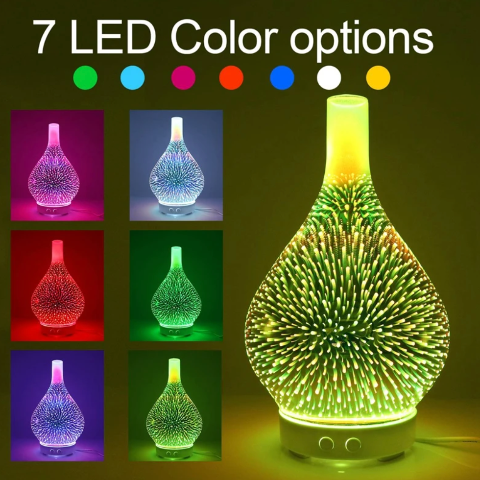 GalaxyGlow - 7-Color Aroma Diffuser for Relaxation
