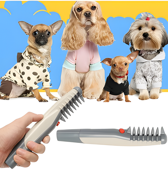Gentle Pet Grooming Clippers - Effortlessly Remove Knots & Tangles