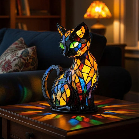 GlowKitty - Playful Cat Lamp with Soft LED Light for Soothing Ambiance