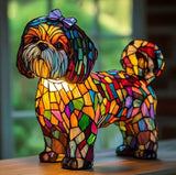 GlowPaws - Artistic Dog Lamp with USB Power for Cozy Lighting