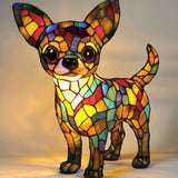GlowPaws - Artistic Dog Lamp with USB Power for Cozy Lighting