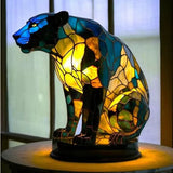 GlowPaws - Artistic Dog Lamp with USB Power for Cozy Lighting
