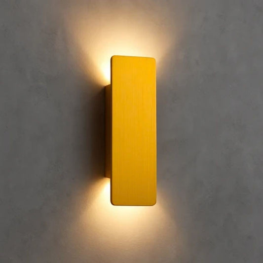 Golden LED Wall Lights - Durable & Stylish Outdoor Illumination