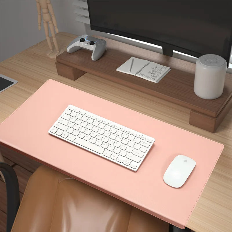Guard Desk Mat - Leather Desk Pad with Wrist & Elbow Support