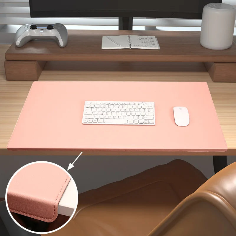 Guard Desk Mat - Leather Desk Pad with Wrist & Elbow Support