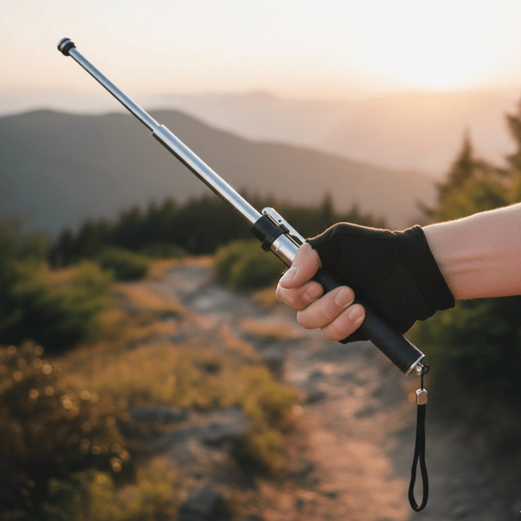 Guardian Trek Stick - Lightweight Hiking Pole with Self-Defense Feature