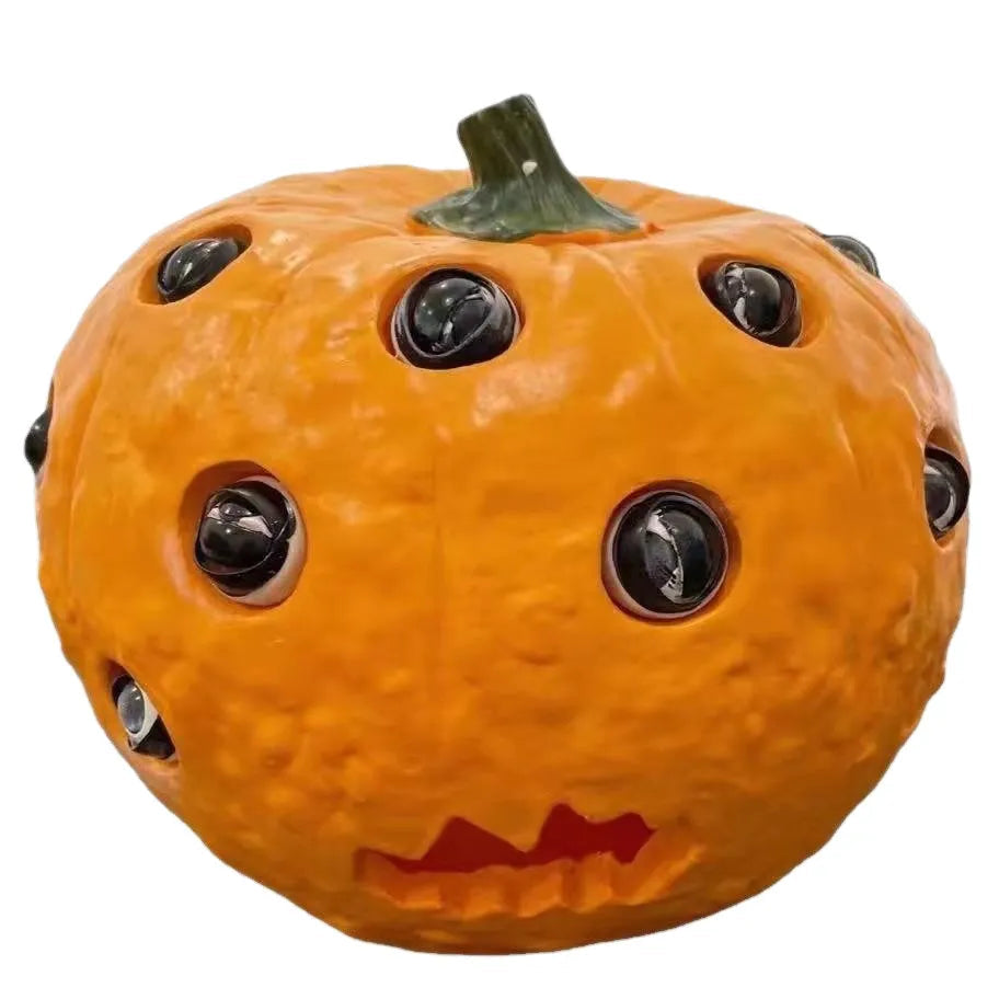 Eerie Halloween Pumpkin - Scary Halloween Prop
