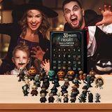 Halloween Countdown Box - 31 Mini Figures & Indoor Decorations