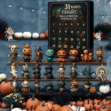 Halloween Countdown Box - 31 Mini Figures & Indoor Decorations
