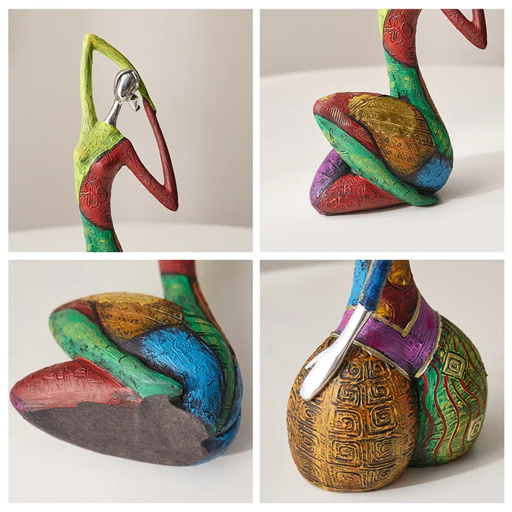 Handmade Abstract Female Figurine Sculpture - Modern Art Decor