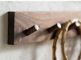 Handmade Minimalist Wooden Coat Rack - Japandi Zen Design