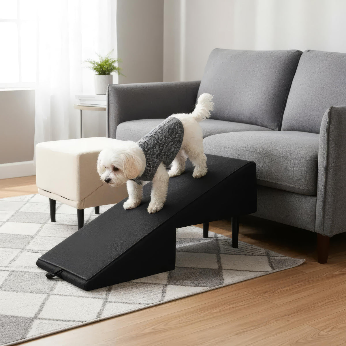 Hilda - Foldable Dog Ramp for Bed & Car - Anti-Slip Pet Access