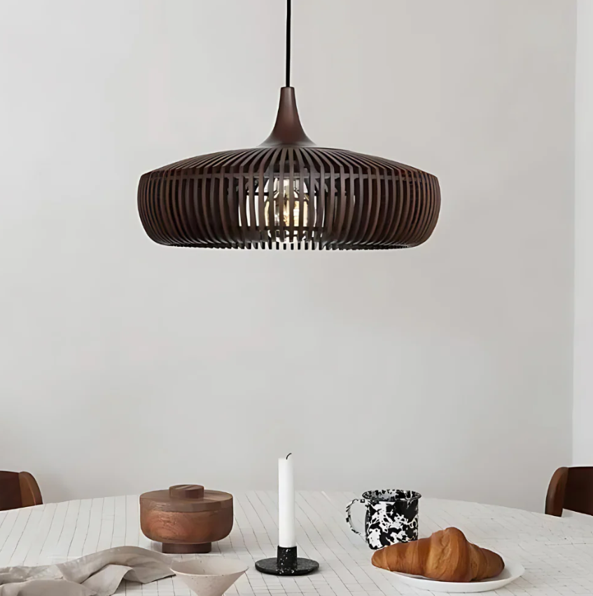 Hinori - Japandi Solid Wood Ceiling Light Fixture for Elegant Lighting