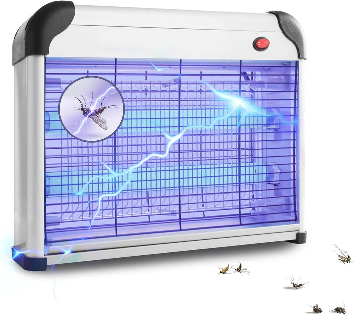 Indoor Bug Zapper - 20W Electric Fly Killer with UV Light