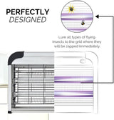 Indoor Bug Zapper - 20W Electric Fly Killer with UV Light