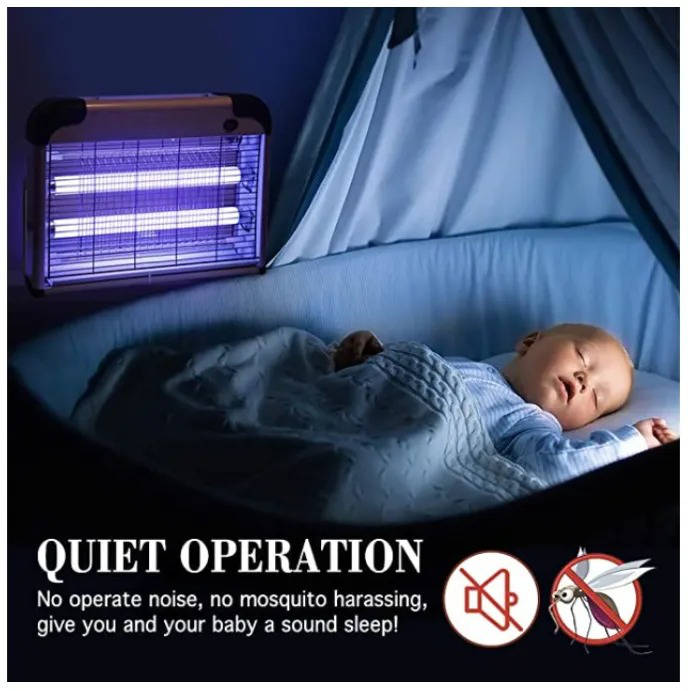 Indoor Bug Zapper - 20W Electric Fly Killer with UV Light