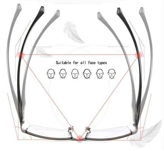 Intelligent Multifocal Glasses Anti-Reflective UV 9