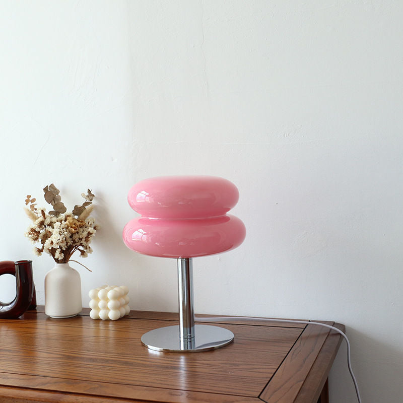 Italian Designer Glass Table Lamp - Modern Bedside & Desk Lighting
