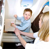 KidComfort - Inflatable Aeroplane Bed for Kids Travel 3