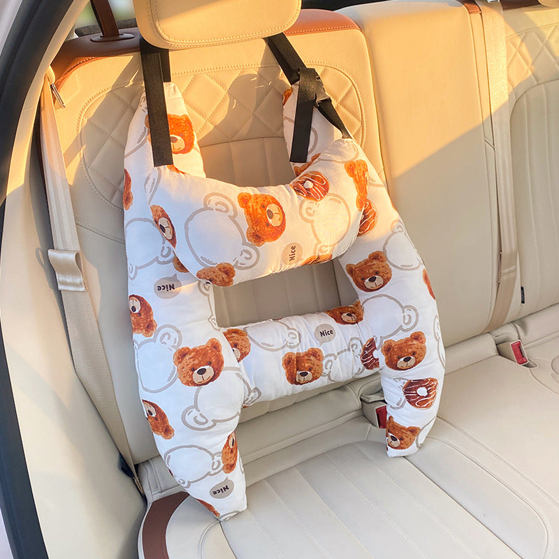 Children's Car Travel Pillow with Head and Neck Support 9