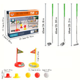 Kids' Golf Set with Adjustable Clubs for Ages 3 to 8 2