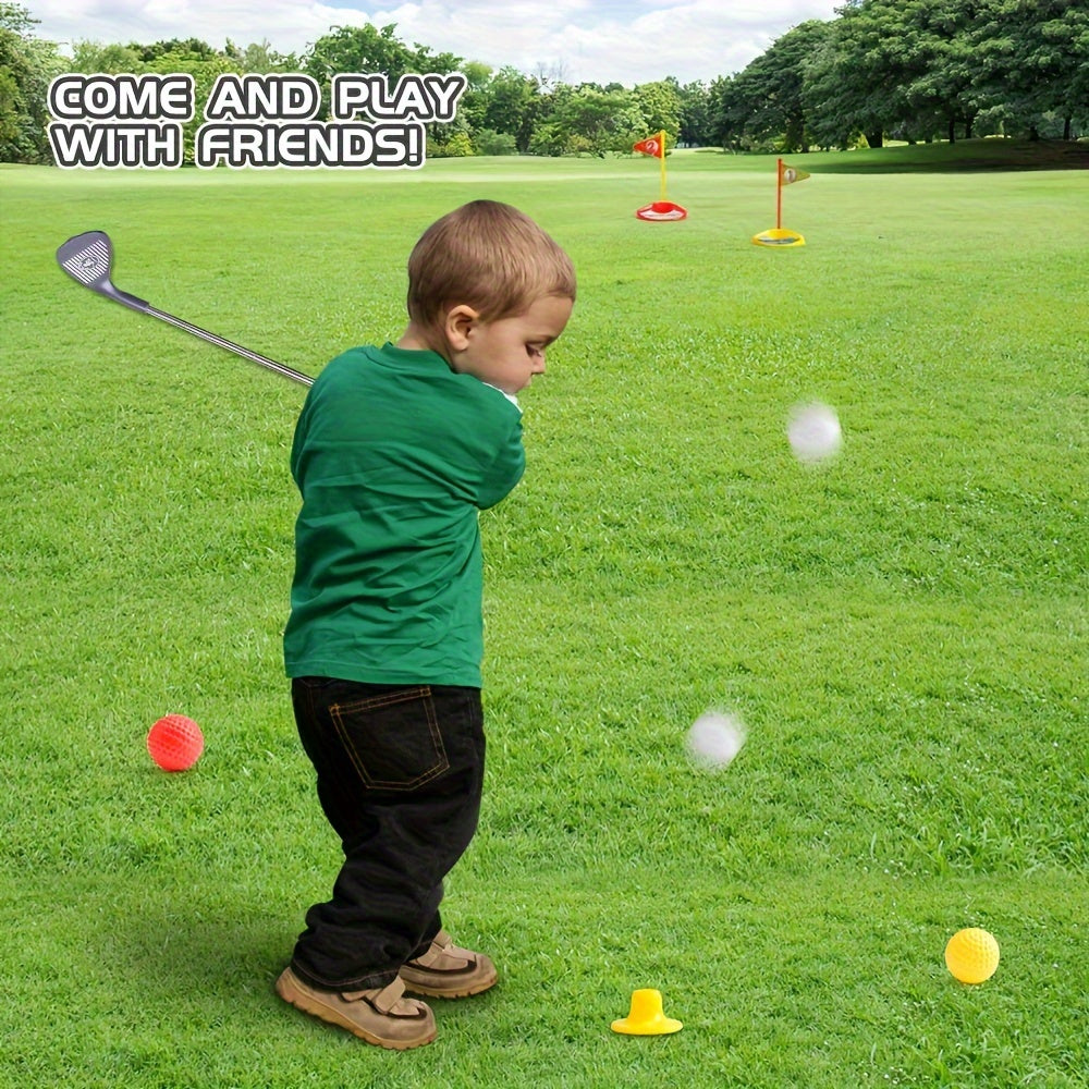 Kids' Golf Set with Adjustable Clubs for Ages 3 to 8 3